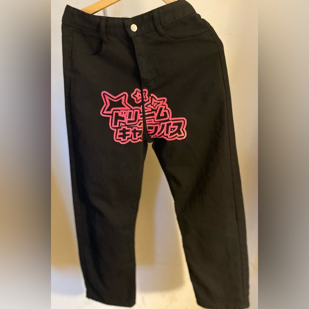 Graphic anime pants